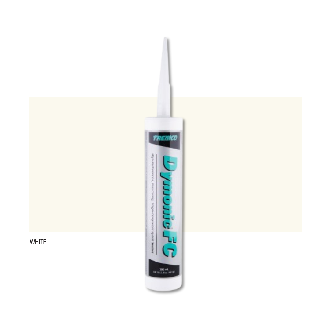 Tremco Dymonic FC White 10.1oz Tube