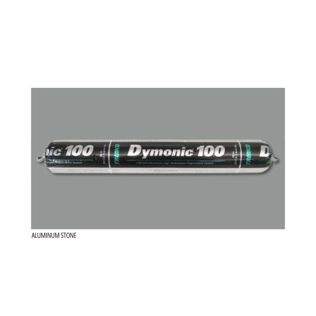 Tremco Dymonic 100 Aluminum Stone 20oz Sausage