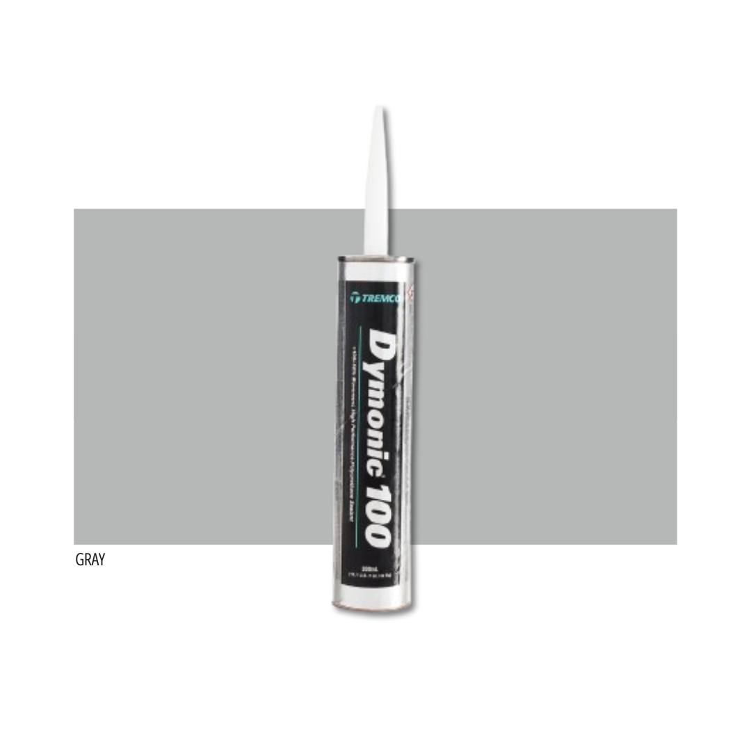 Tremco Dymonic 100 Gray 10.1oz Tube