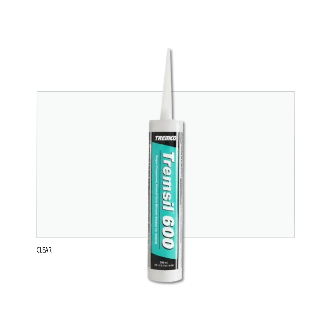 Tremco Tremsil 600 Clear 10.1oz Tube